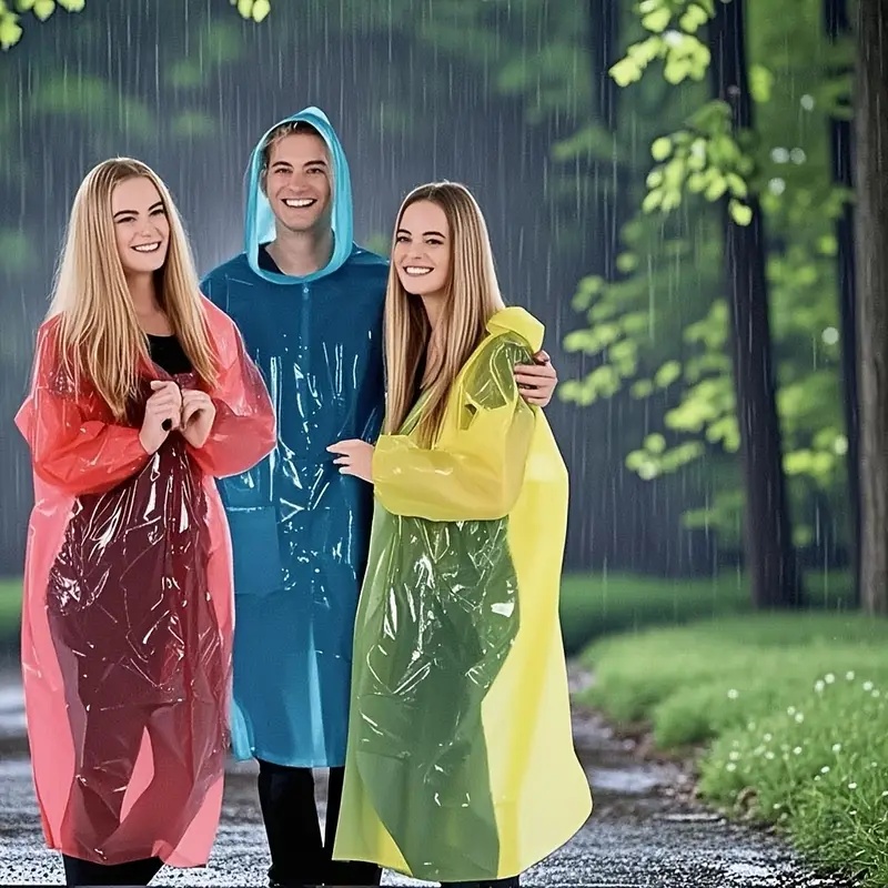 15/30PCS Randomly Colored Disp - Emergency Poncho Rain recension och pris