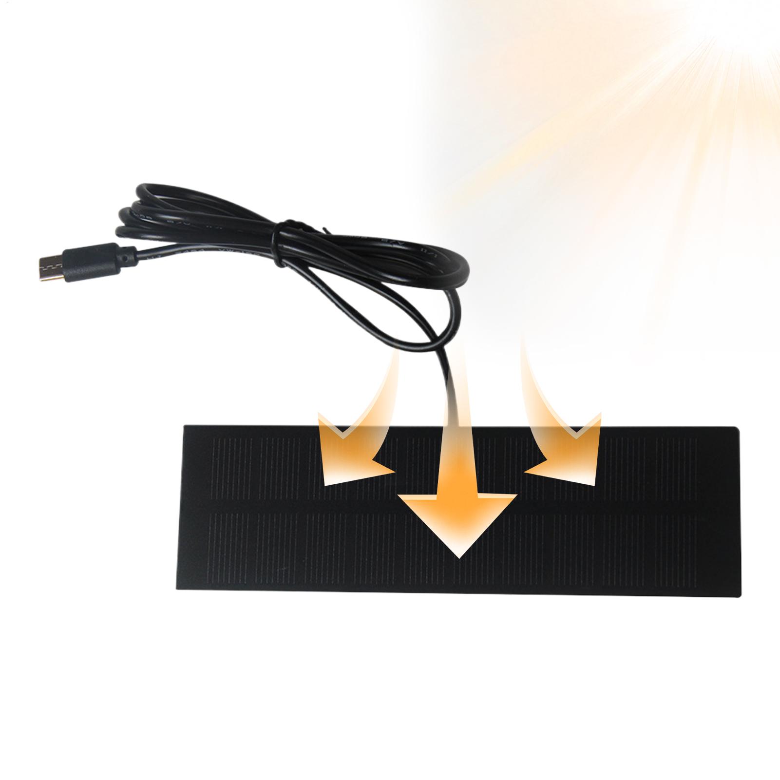 5V 3.7-5W Portable Solar Panel - Solar Emergency Charger recension och pris