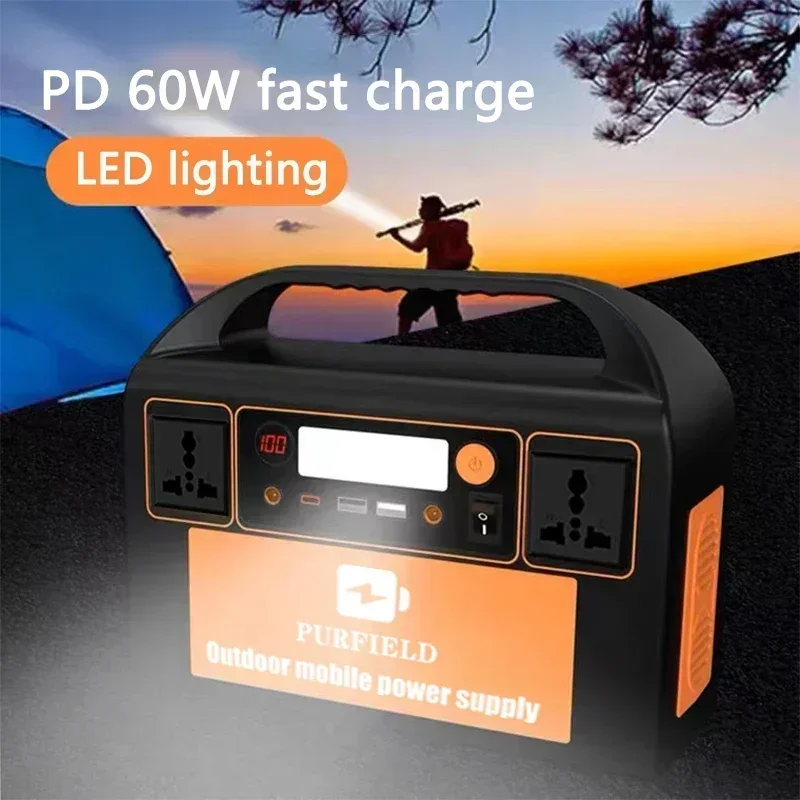 PURFIELD 220V 110V 300W Portab - Solar Emergency Charger recension och pris